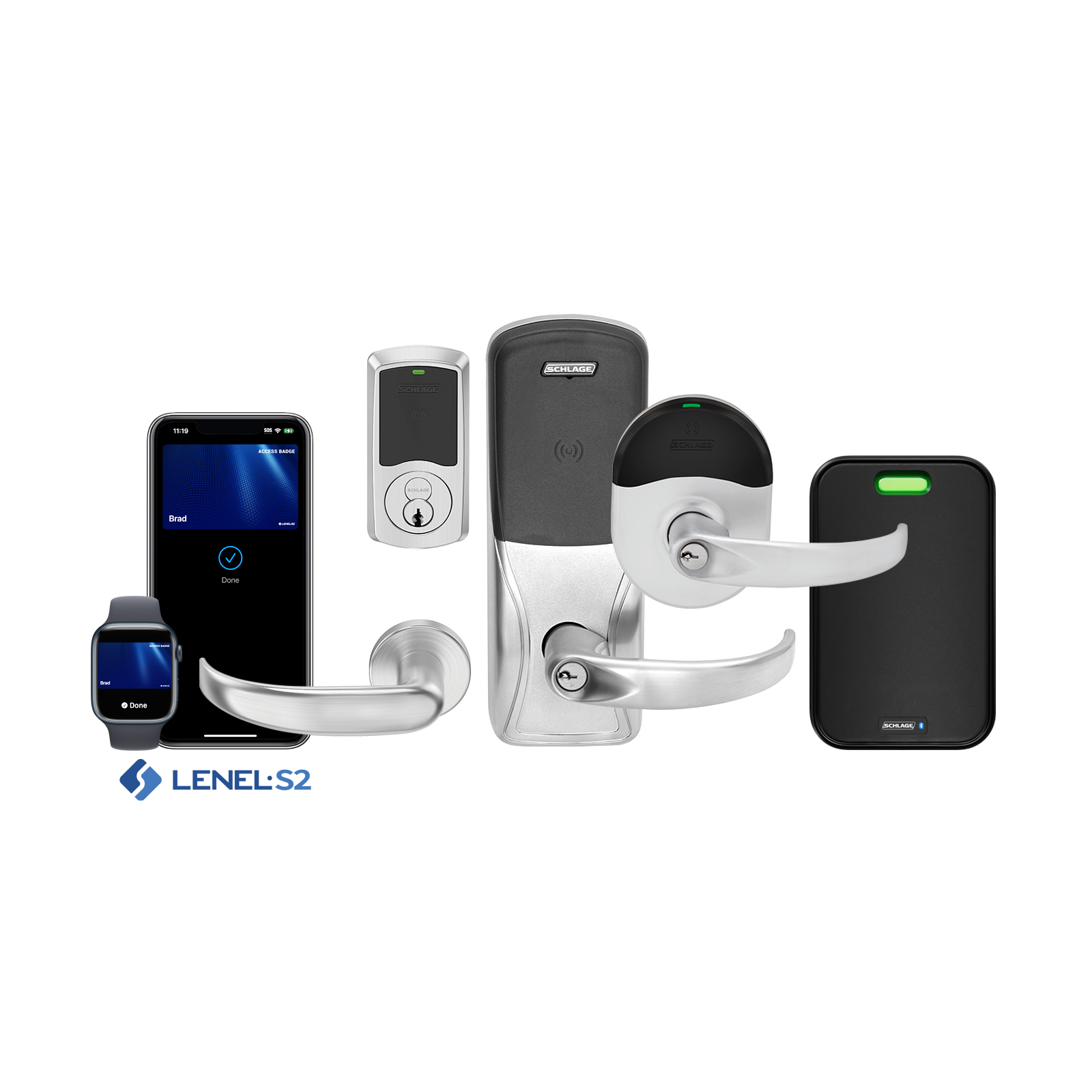 Schlage + Lenel Credentials E-Lock Portfolio