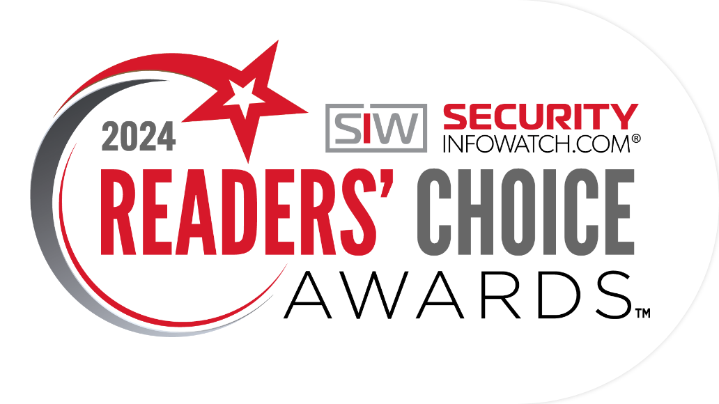 2024 Readers’ Choice award from Security Infowatch. 